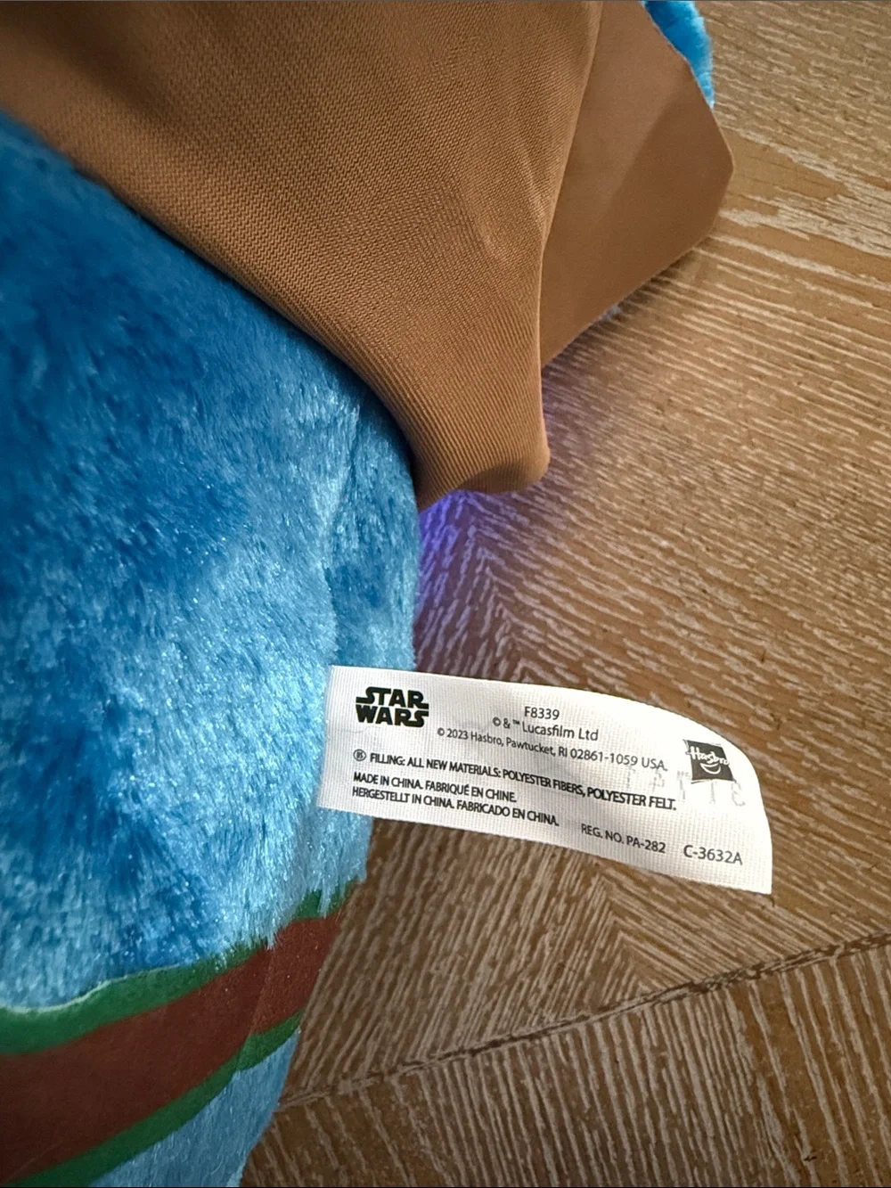 Hasbro Star Wars Blue Jedi Plush Stuffed Animal Light-Up Lightsaber Toy